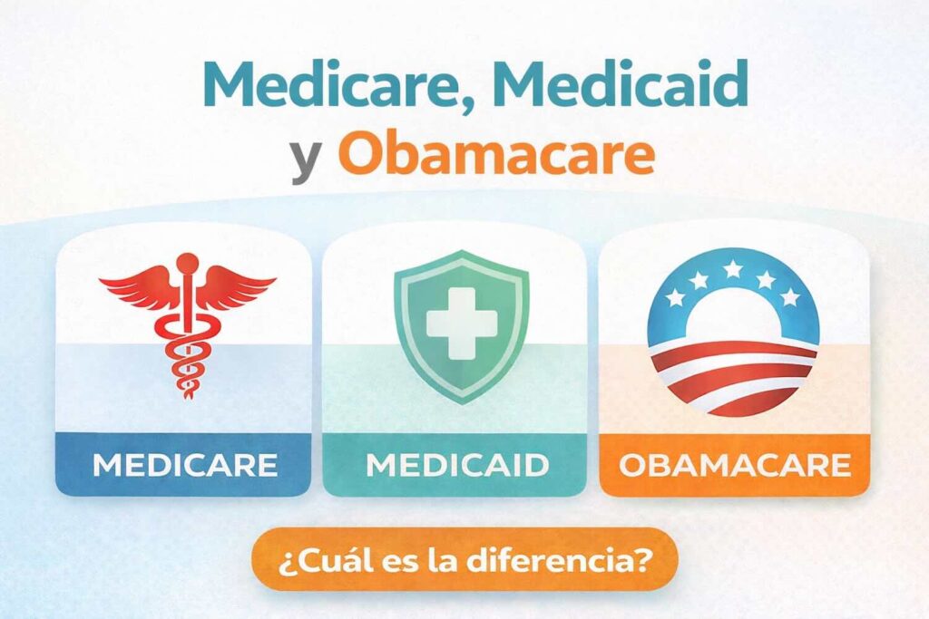 Diferencias entre Medicare, Medicaid y Obamacare