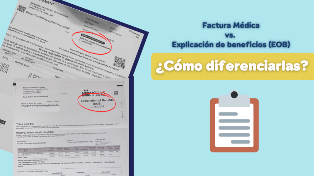 Factura medica o EOB