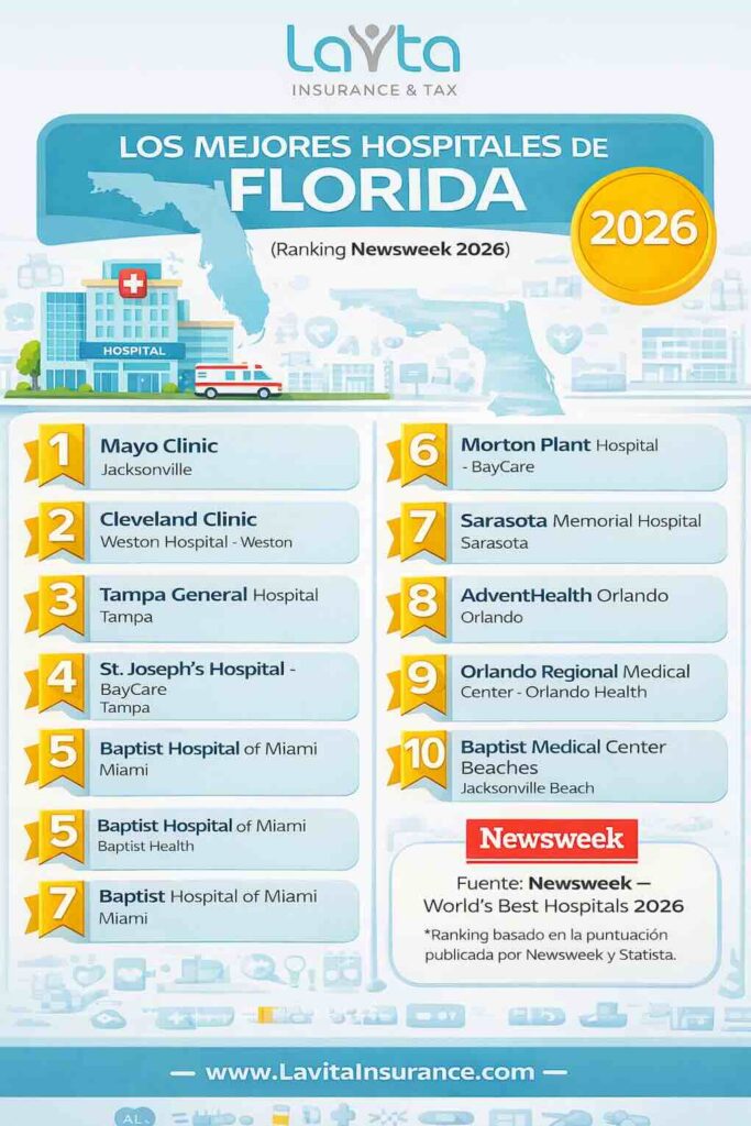 mejores hospitales florida 2026